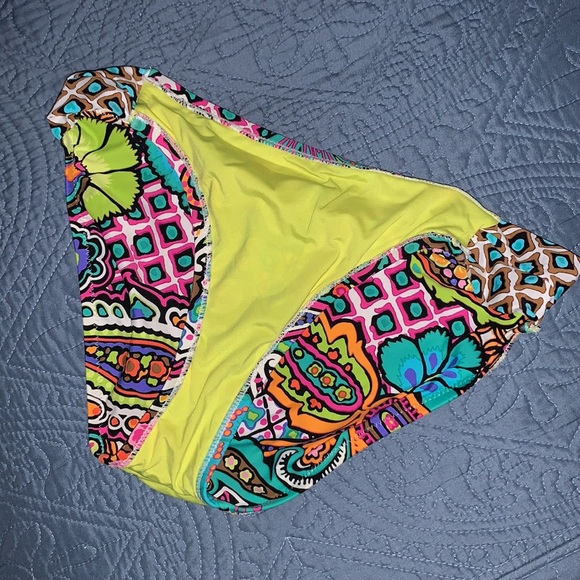 Trina Turk Hipster Bikini Bottom Multicolor Size 8 - Picture 6 of 6
